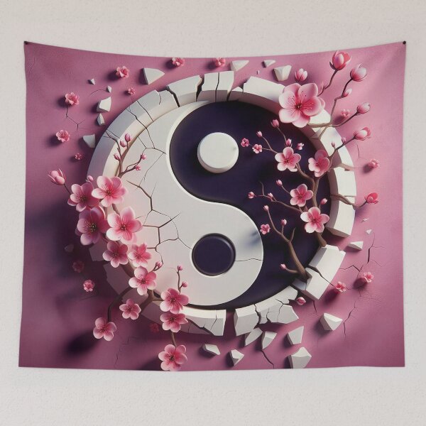 Item preview, Pink Yin Yang and Sakura designed and sold by deniz kaya.