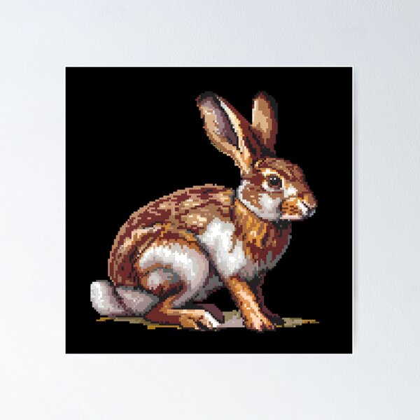 Item preview, Pixelated Hare Artistry designed and sold by CUTEDOGGIEZ.