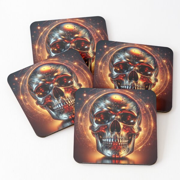 Item preview, Metallic Skull designed and sold by ShadeShifters.