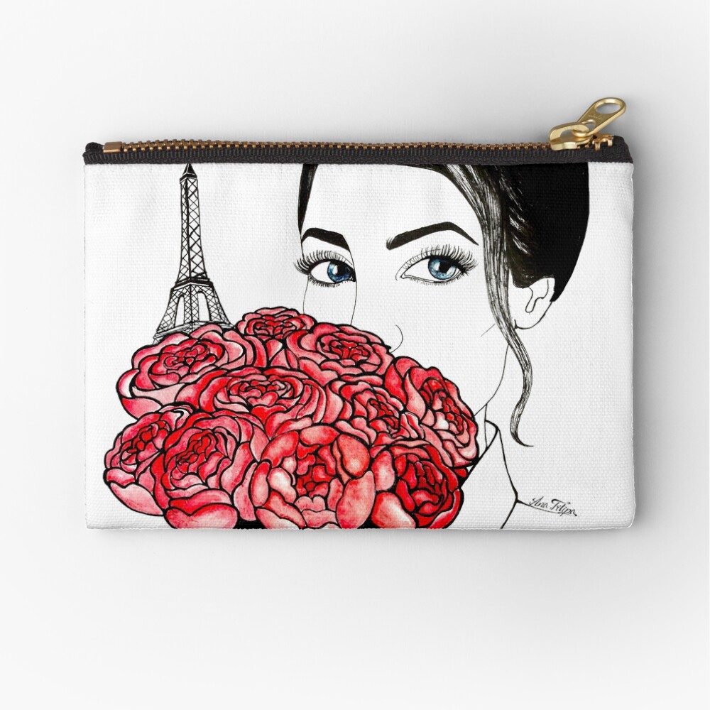 Love Paris Zipper Pouch