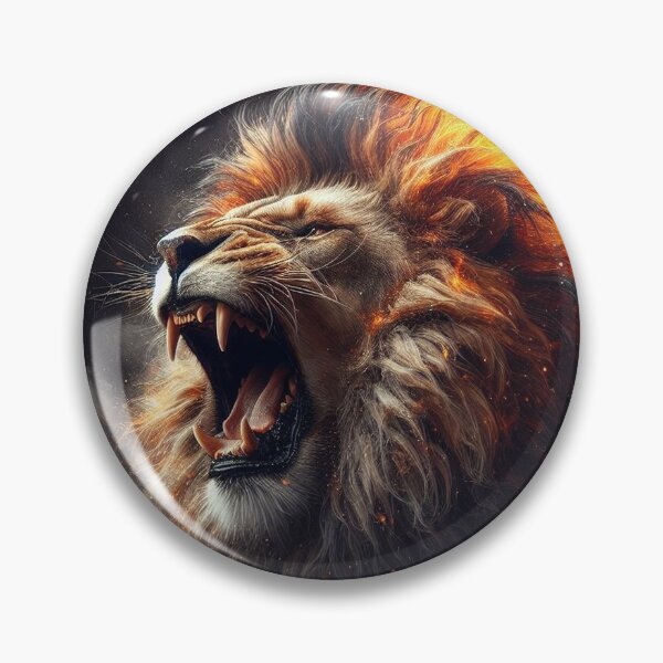 Item preview, Roaring Lion Fire designed and sold by deniz kaya.