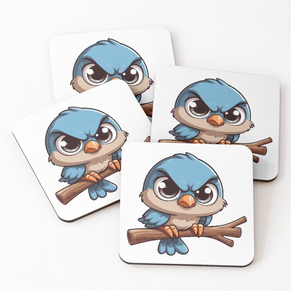 Item preview, Menacing Look Bird - Cartoon designed and sold by PrintspireArts.