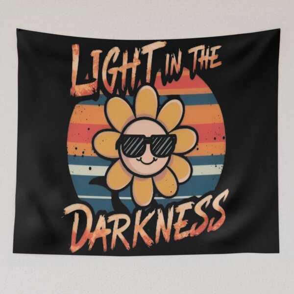 Item preview, Light in The Darkness Retro designed and sold by ChristCentered.
