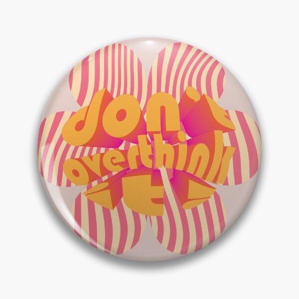 Item preview, Don't Overthink It! Sticker designed and sold by mraedraws.