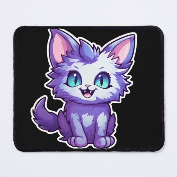 Item preview, The cat's purple grin designed and sold by No-No-Name.