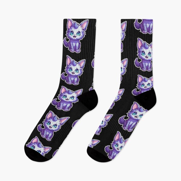 Item preview, The cat's purple grin designed and sold by No-No-Name.