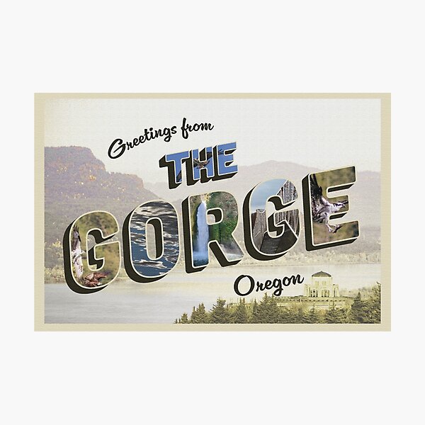 Item preview, Greetings from The Gorge, Oregon designed and sold by madelineburk.