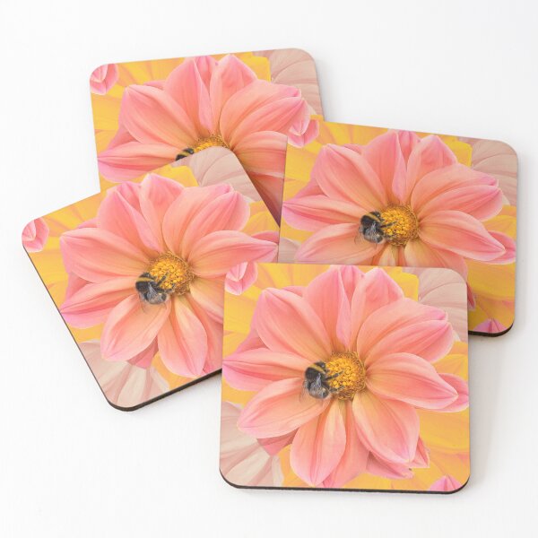 Item preview, Bee Dahlias designed and sold by OpheliaObjects.
