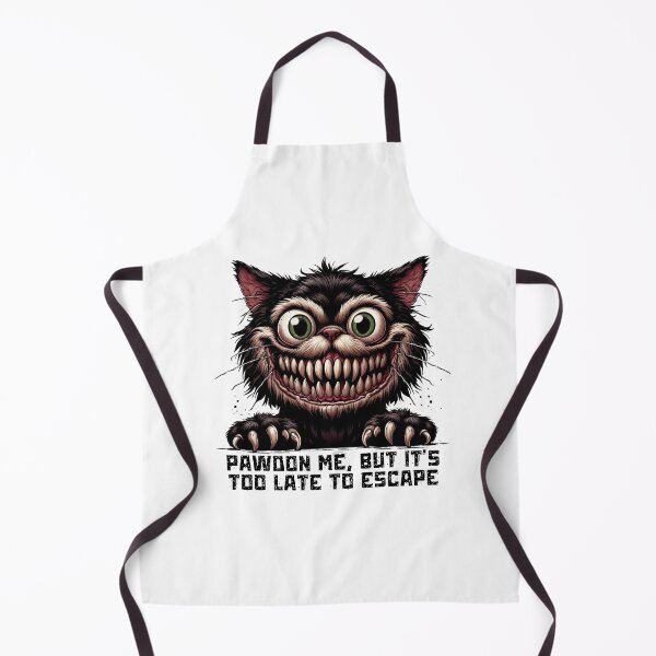 Item preview, Nightmare Whiskers - Grinning Monster Cat designed and sold by MatPigeon.