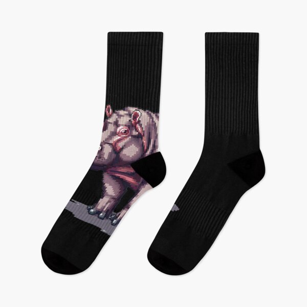 Item preview, Pixel Hippopotamus designed and sold by CUTEDOGGIEZ.