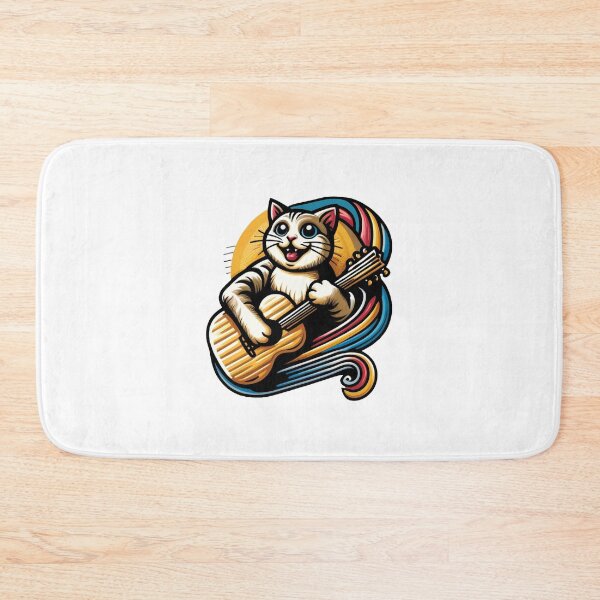 Item preview, Melodic Meows - Strumming Sensation designed and sold by RetroPop23.