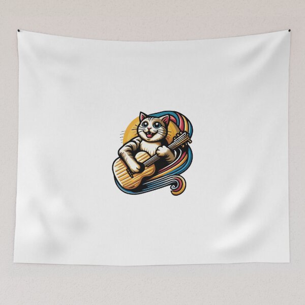 Item preview, Melodic Meows - Strumming Sensation designed and sold by RetroPop23.