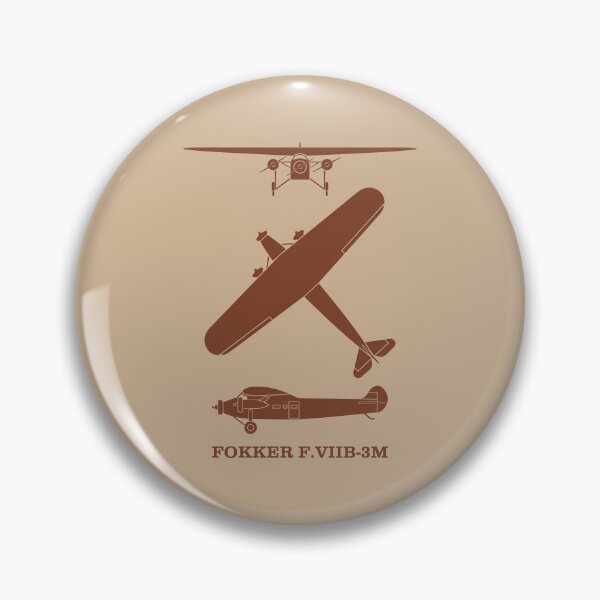 Item preview, Fokker F.VII B 3M Silhouettes Infographic designed and sold by MilitaryMart.