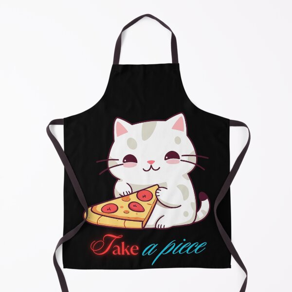 Item preview, Cute cat eating pizza designed and sold by mando24895.