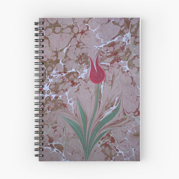 Item preview, Abstract Vintage Marbled Red Tulip designed and sold by T Artist.