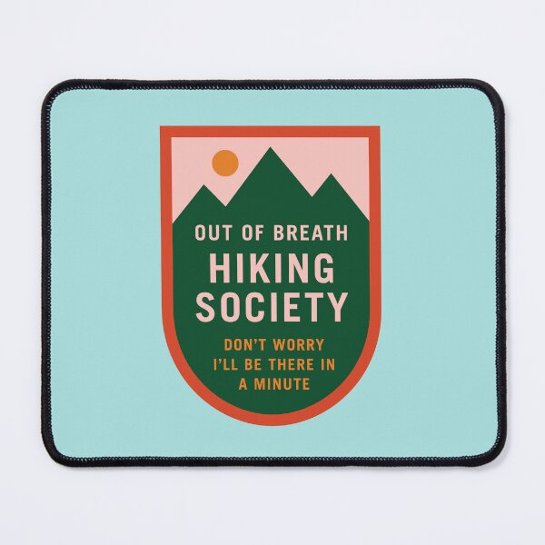 Item preview, Out of Breath Hiking Society - Scout Shield Patch Sticker designed and sold by TheOuterSunset.