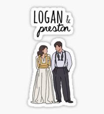 Logan & Preston + Illustration Sticker