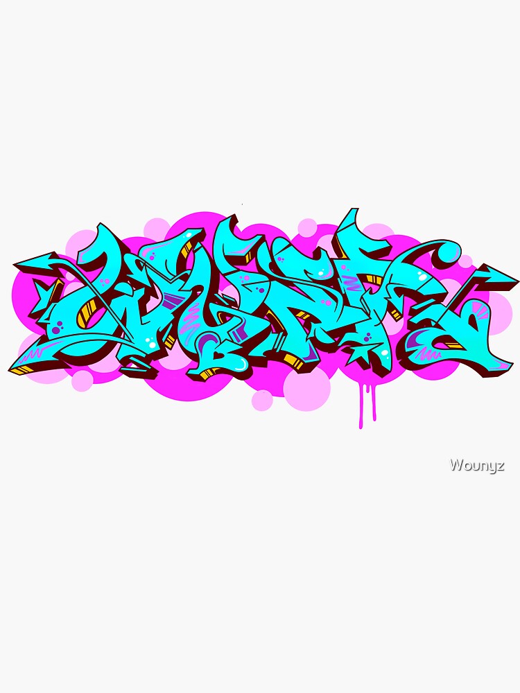 Blue graffiti Blue graffiti
