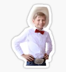 yodeling kid Sticker