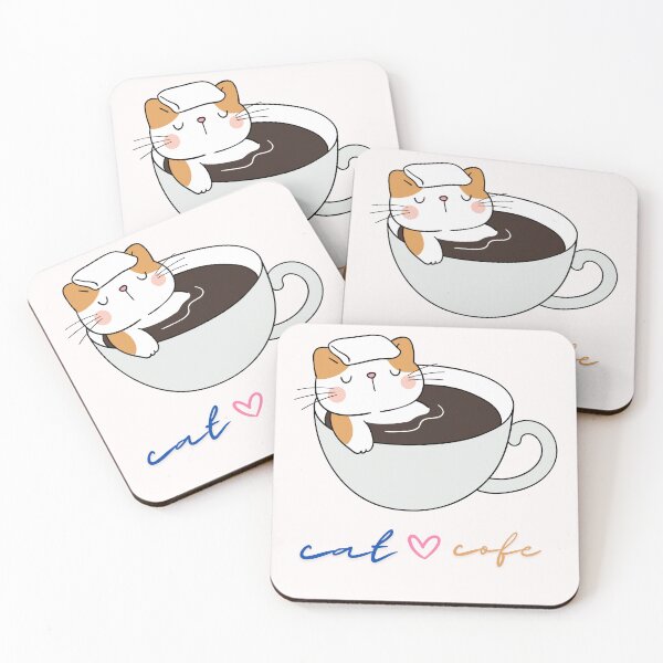 Item preview, cat love cofe designed and sold by mando24895.