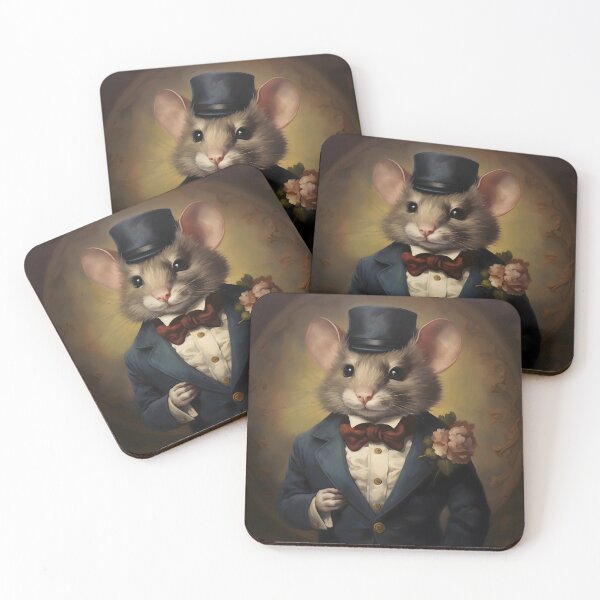 Item preview, Mouse Portrait Art designed and sold by ConfettiSkyArt.