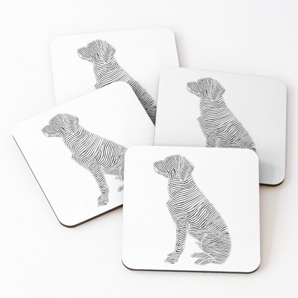 Item preview, Lines art animal dog #dog designed and sold by JBJart.