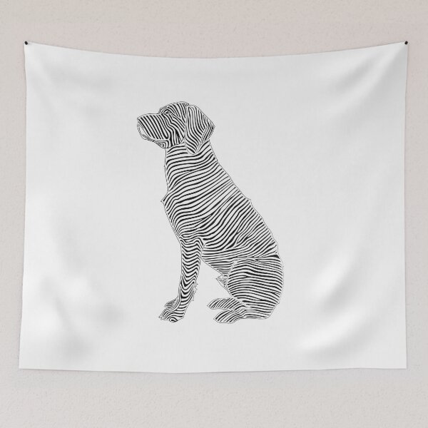 Item preview, Lines art animal dog #dog designed and sold by JBJart.