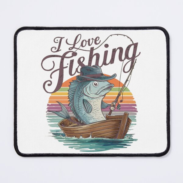 Item preview, I Love Fishing No.2 designed and sold by Gentle40Winks.