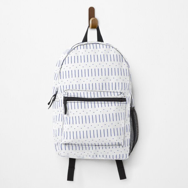 Item preview, White Diamonds & Striped Hatch Lines Blue Ordered Compositions designed and sold by Alchemy-A-La-G.