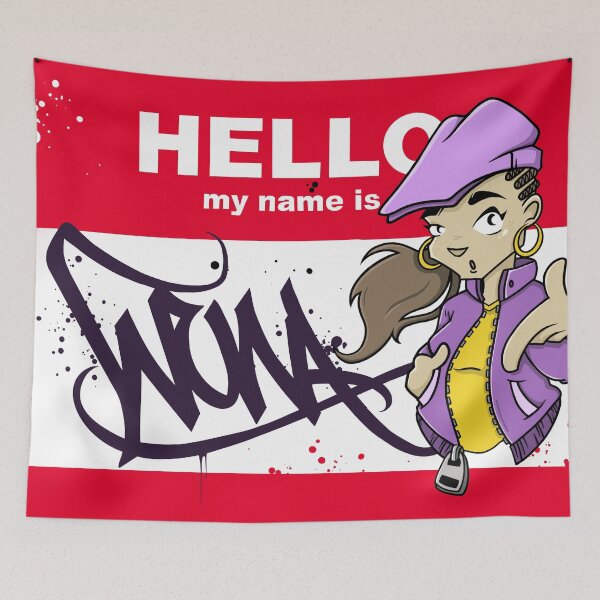 Item preview, Sticker Hello my name is designed and sold by Wounyz.