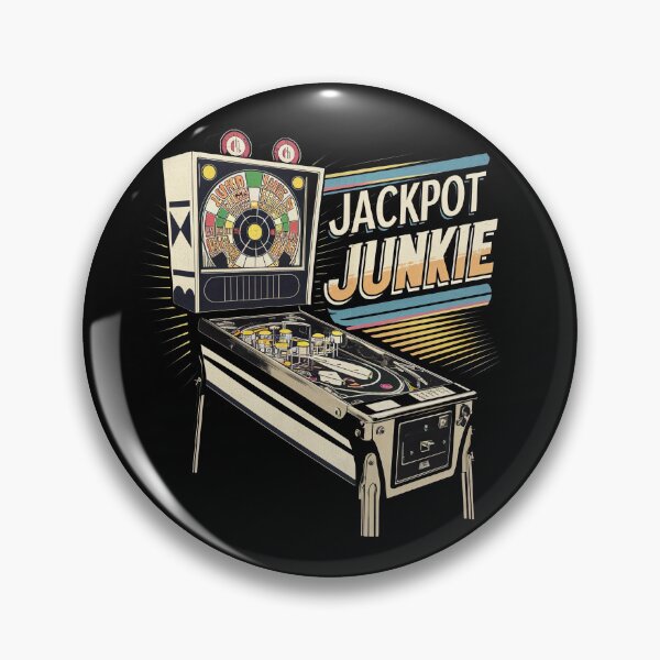 Item preview, Jackpot Junkie Pinball designed and sold by retrotshirtsai.