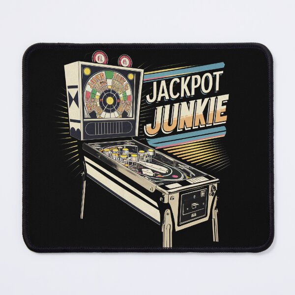 Item preview,  Jackpot Junkie Pinball designed and sold by retrotshirtsai.