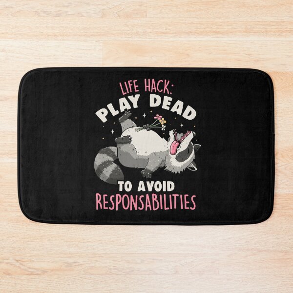 Item preview, Play Dead - Cute Sarcasm Raccoon Funny Gift designed and sold by koalateess.