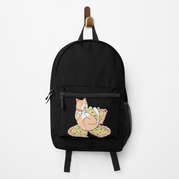 Item preview, funny cat eating pizza designed and sold by mando24895.
