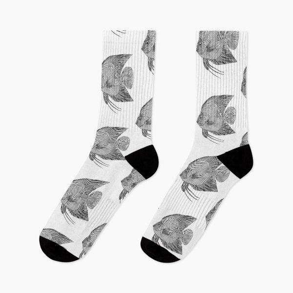 Item preview, Lines art animal fish #fish designed and sold by JBJart.