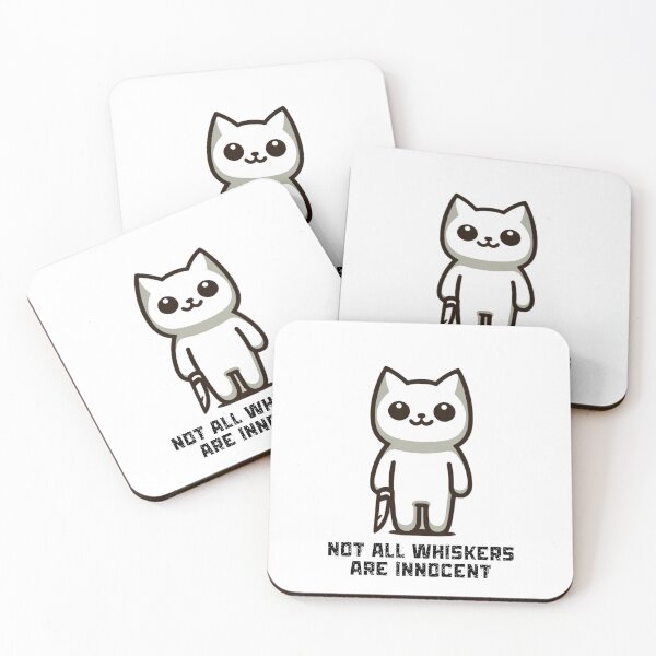 Item preview, Simply Purr-fect - Minimalistic White Cat designed and sold by MatPigeon.