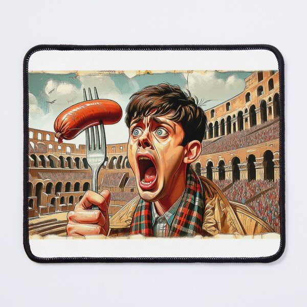 Item preview, The Roman Coliseum, sausage on a Fork. Get Forked designed and sold by Get-Forked.