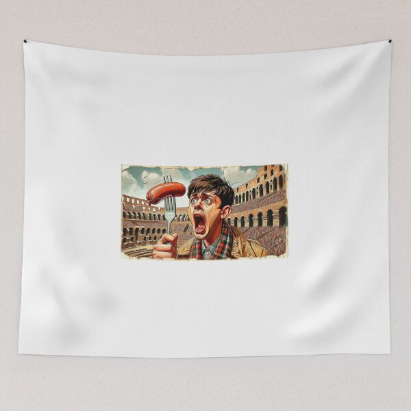 Item preview, The Roman Coliseum, sausage on a Fork. Get Forked designed and sold by Get-Forked.