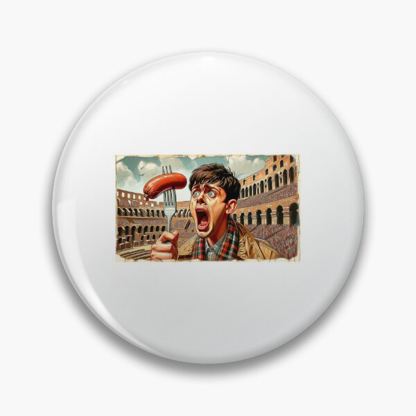 Item preview, The Roman Coliseum, sausage on a Fork. Get Forked designed and sold by Get-Forked.