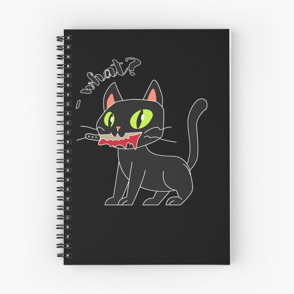 Item preview,  cat with knife funny say what  designed and sold by mando24895.