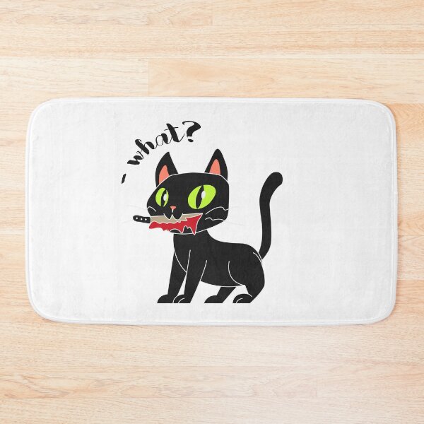 Item preview,  cat with knife funny say what  designed and sold by mando24895.