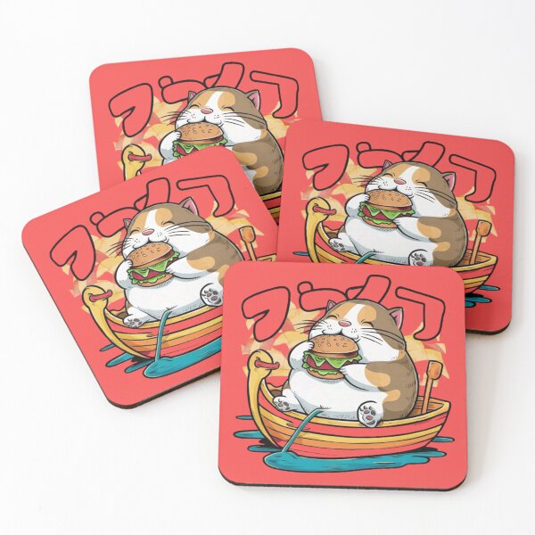 Item preview, cute pet eating burger on boat designed and sold by Loviness.