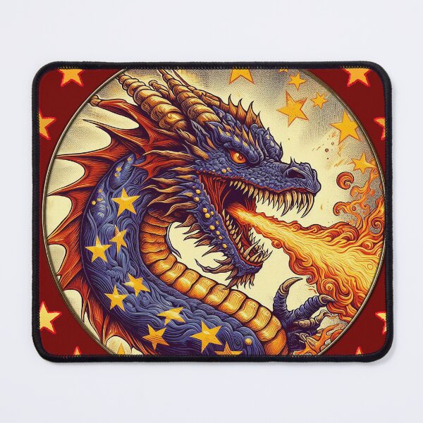 Item preview, star spangled dragon designed and sold by Foxlindesigns.