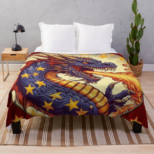 Item preview, star spangled dragon designed and sold by Foxlindesigns.