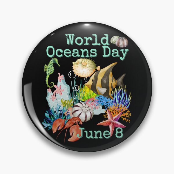 Item preview, World Oceans Day June 8 Eco-Friendly Environmental Design designed and sold by EarthArtDesigns.