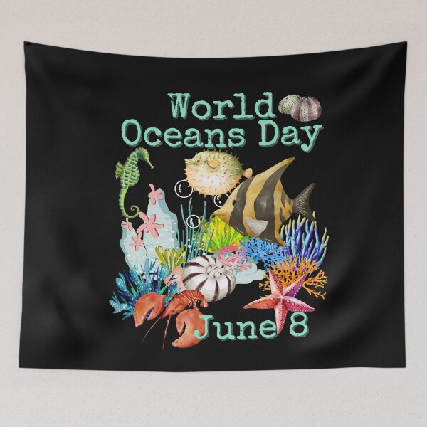 Item preview, World Oceans Day June 8 Eco-Friendly Environmental Design designed and sold by EarthArtDesigns.