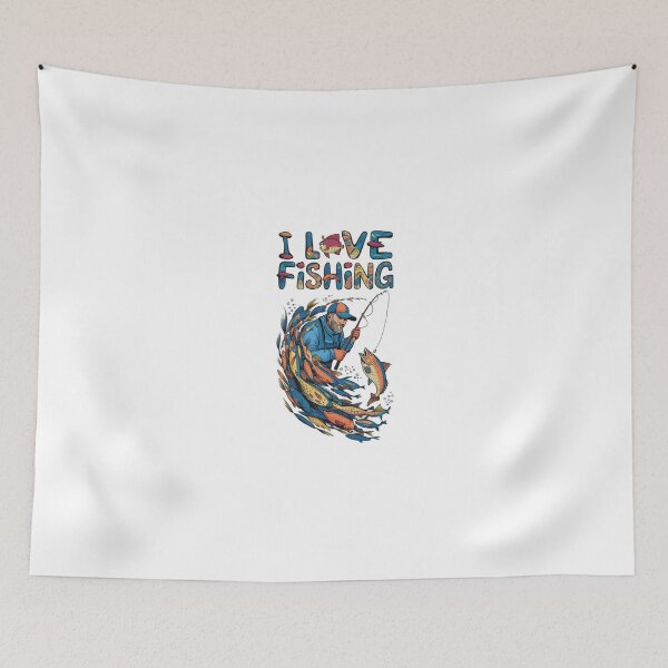 Item preview, I Love Fishing No.3 designed and sold by Gentle40Winks.
