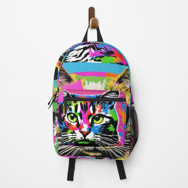 Item preview, Pop Art Cats- Tribute to Warhol Pop culture art Clipart Drawing of Colorful kittens designed and sold by Wolvescreate.