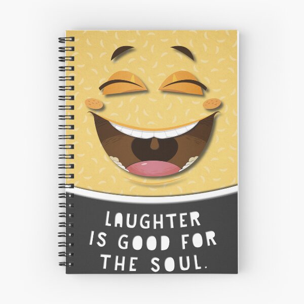 Item preview, "LAUGHTER IS GOOD FOR THE SOUL" Quote Design designed and sold by paperxpixels.