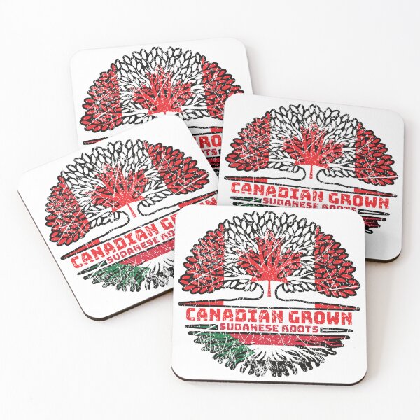 Item preview, Sudan Sudanese Canadian Canada Tree Roots Flag designed and sold by FlagX.